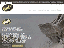 Tablet Screenshot of geith.com